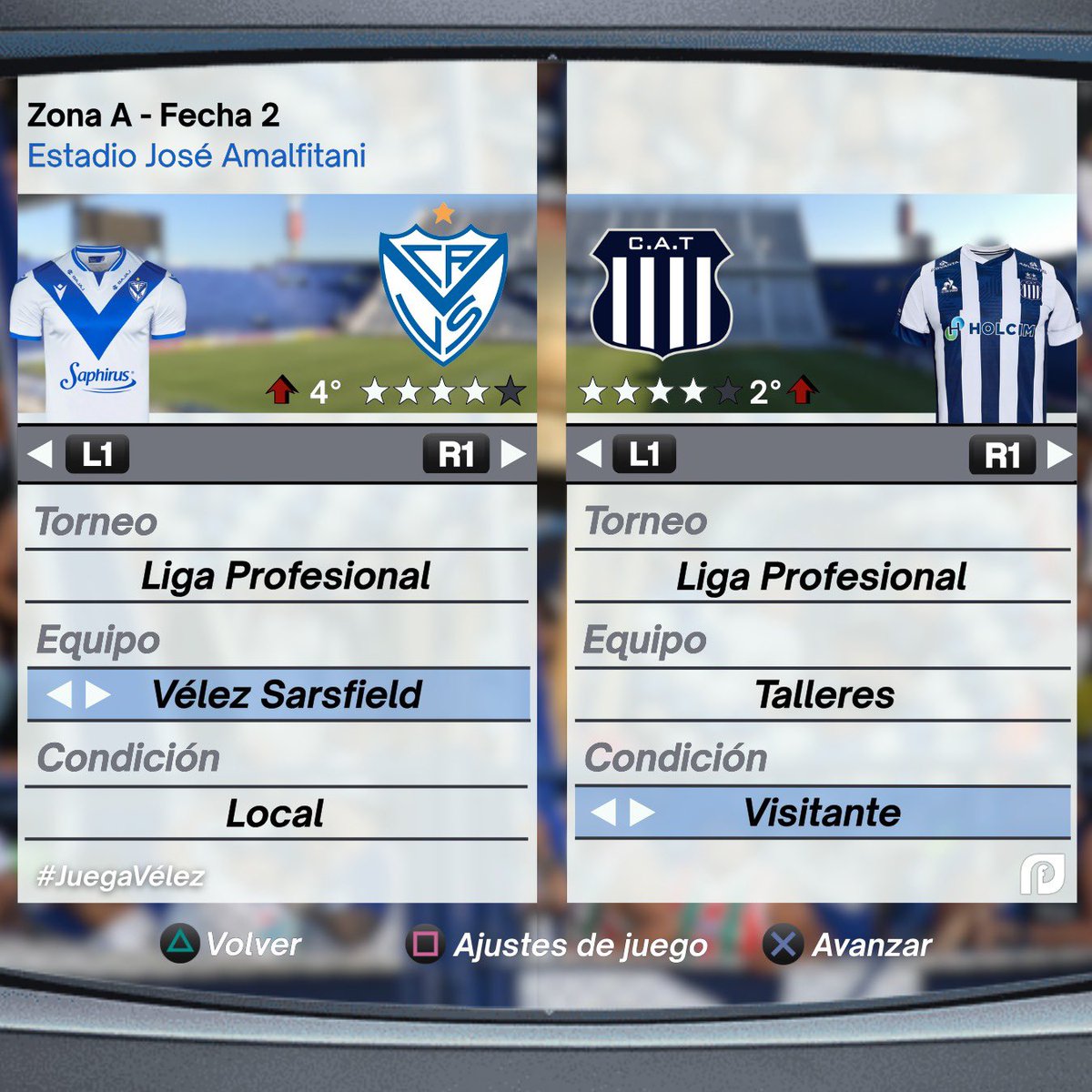 🏰 Hoy volvemos a casa. 

Hoy, JUEGA #VÉLEZ. 💙