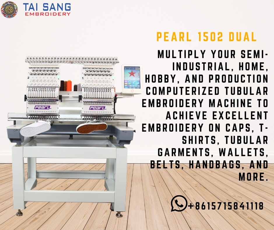 TaisangMKT's tweet photo. Meet the 1502 Dual â a multi-purpose, high-efficiency embroidery machine designed to boost your productivity and creativity. đ§ľâ¨ Perfect for all your embroidery needs!
https://t.co/1i8NLCKh82
#1502Dual #EmbroideryMachine #CreativeTools #EfficientEmbroidery #MultiPurposeMachine https://t.co/t1Hz7ofY95