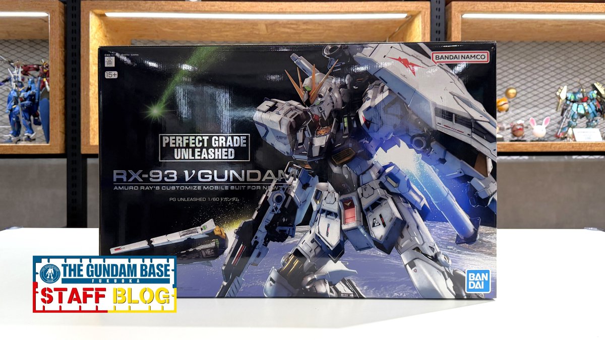 gundambase_t's tweet image. &amp;lt;&amp;lt;スタッフブログ更新&amp;gt;&amp;gt;

【制作レポート＃35-1】
PG UNLEASHED 1/60 νガンダム &amp;amp; PG UNLEASHED 1/60 νガンダム用 LEDユニット編 Part.1

福岡店スタッフブログはこちらから↴
lnky.jp/QWkbD9J

#ガンダムベース