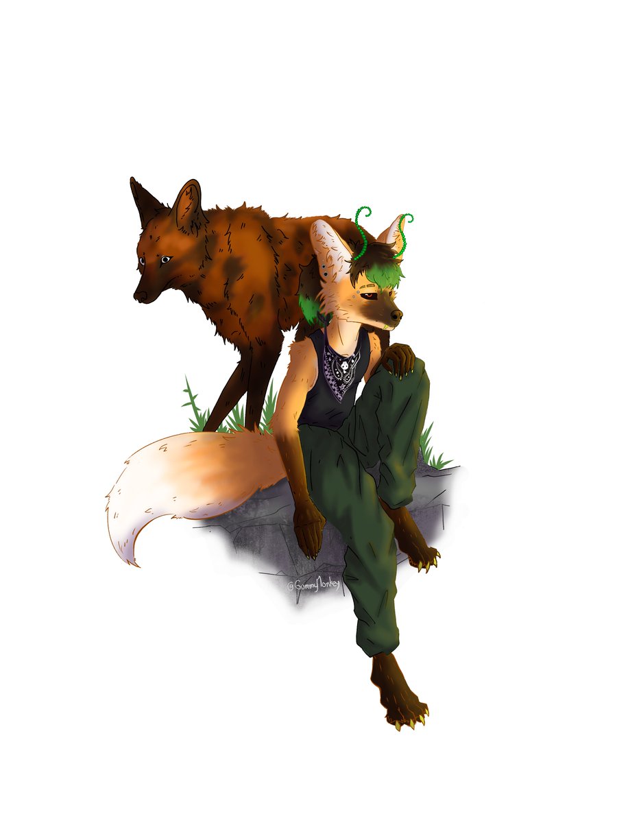 a maned wolf for _1mf3lix on ig 🐺

#furry #furryartwork #furryartists