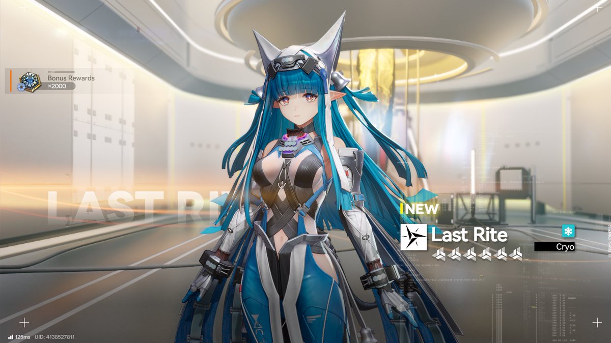After 3 days of rerolling (45 rerolls), I was finally able to get an account with Last Rite! I can finally play the game! 

If you're playing on the Asia server, feel free to add me! 
UID: 4138527811 🩵

The factory must grow!