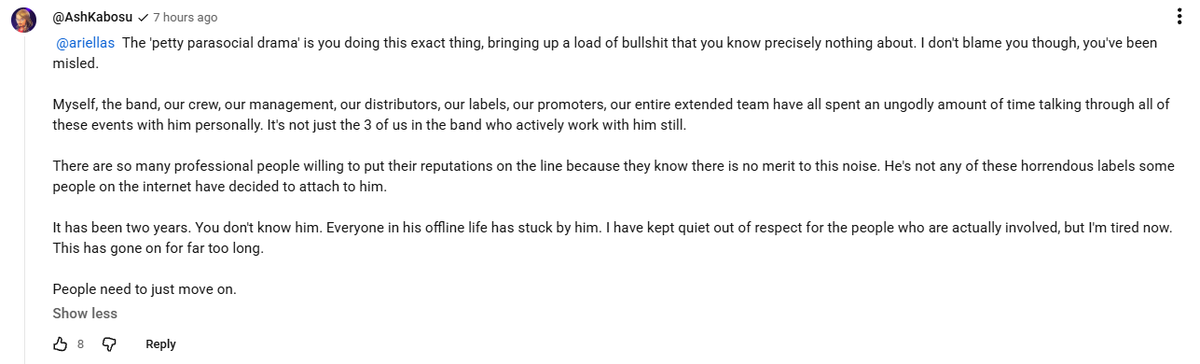 3rubmr's tweet image. Eughh he responded 7 hours ago i thought this was wrapped up yesterday. Ash, king you need to shut up before you make everything worse 😭😭😭