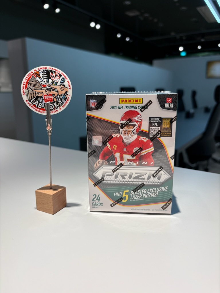 MINTLABTOKYO1's tweet image. 【新商品入荷情報】
NFL 2025 PANINI PRIZM BLASTER
入荷いたしました🙌
本日19:00までの営業となっております。 
皆様のご来店お待ちしております📷
#MINTLABTOKYO #EVERYBODYNEEDSAHOBBY