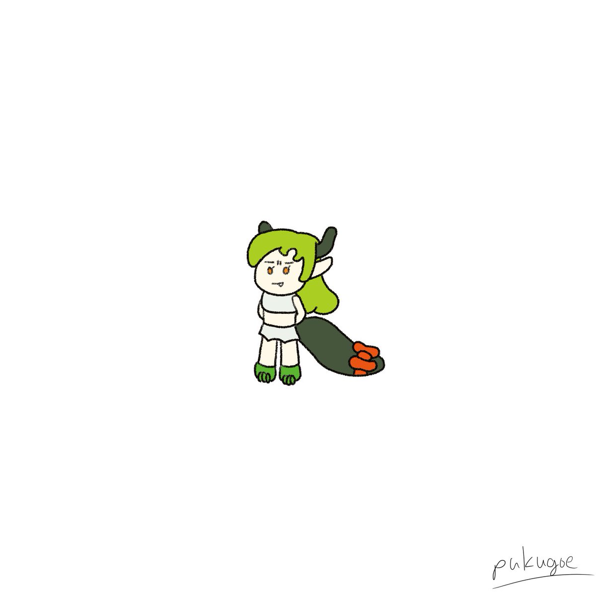 「本日の30分集中描き(-15分) 眉間にシワ」|プクゴエのイラスト