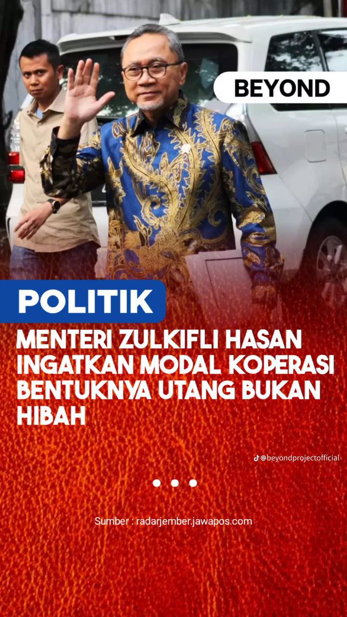kembangkan potensi lokal secara maksimal hanya melalui Koperasi Desa MerahPutih #ZulkifliHasanPerkuatEkonomi