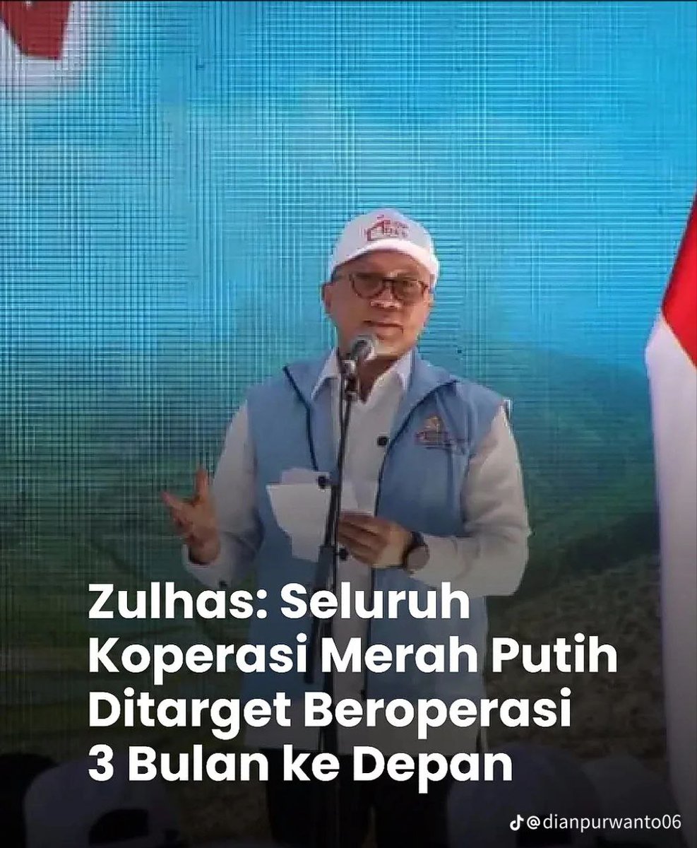 pilar strategis ekonomi kita sekarang bertumpu pada kekuatan Koperasi Desa MerahPutih #ZulkifliHasanPerkuatEkonomi