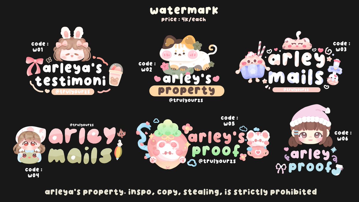 trulyourzs's tweet image. [  help repost please? thank u!  ]

💬 scroll kebawah &amp;amp; cek alt please! aku bawa ready stock watermark gemecc &amp;amp; sticker pack pack yang bisa dibawa pulang sekarang juga melalui dm atau link di bio &amp;lt;3 
#zonauang #zonajajan

📮. please mention after dm
