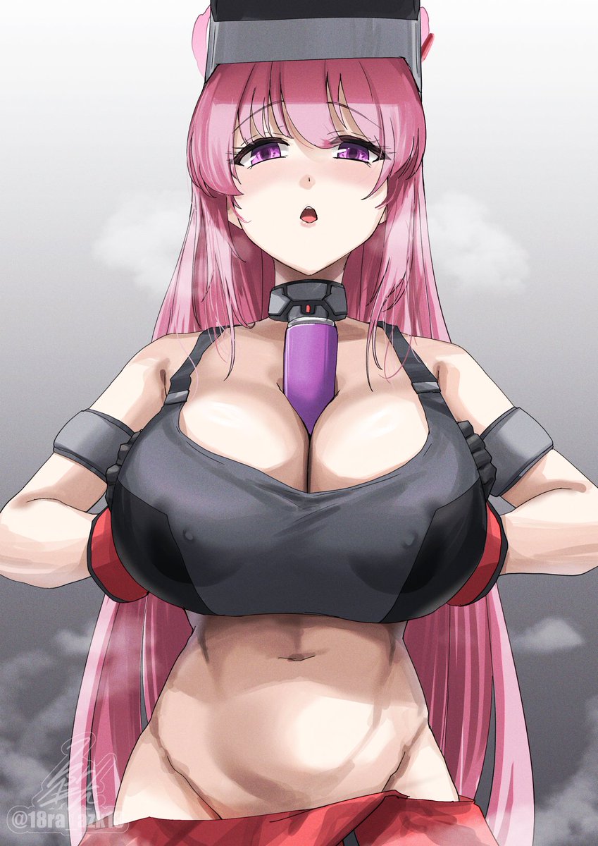 乗せるだけじゃなく挟めるアピールをしてくるエイミ 