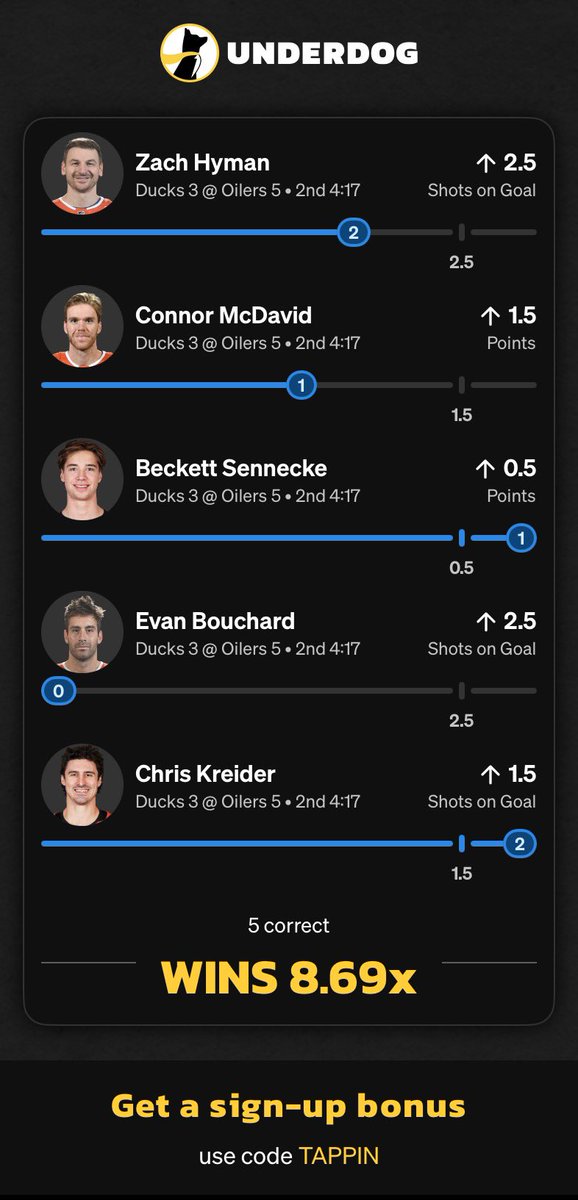 Bouchard needs to wake up and we’d be in great shape..