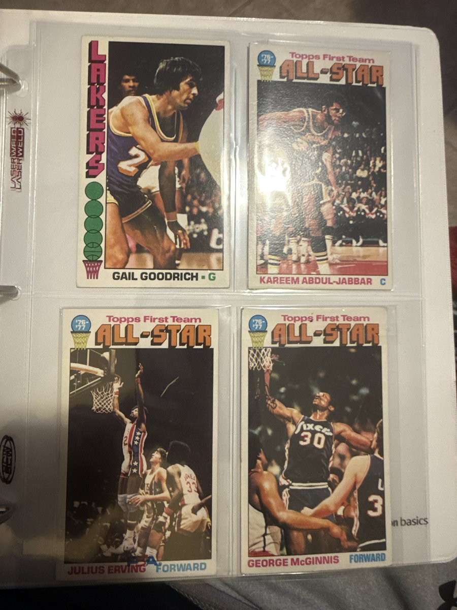 Kareem mail day closes out the 1976-77 Topps set!