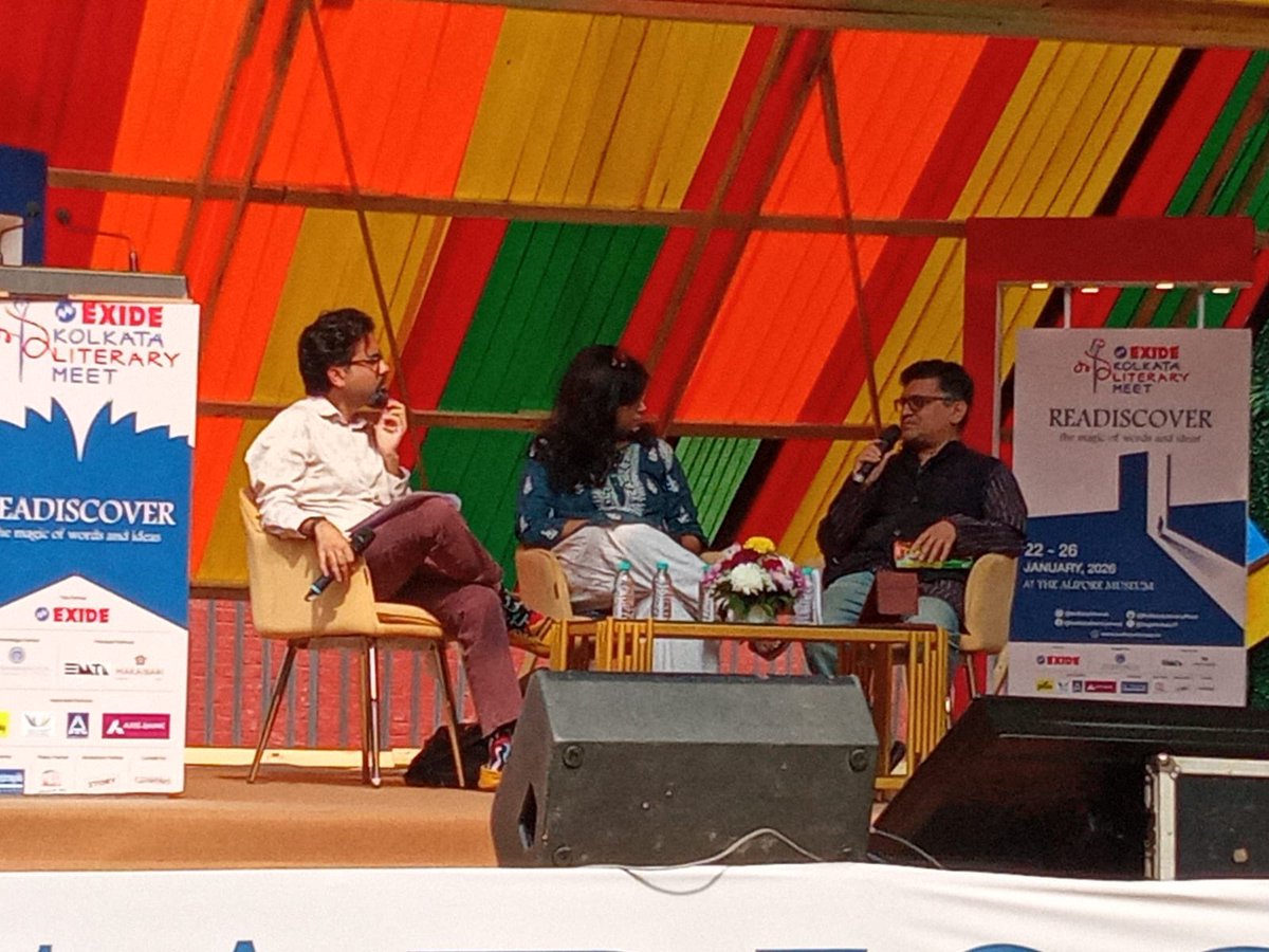 Paperclip_In's tweet photo. Yesterday, our first book Robin Hood of Kathiawar and Other Extraordinary Stories from India's Freedom Movement, published by @HarperCollinsIN, was officially unveiled at the Kolkata Literary Meet.
A massive thank you to author and historian @narayani_basu for the brilliant discussion and to @kan_writersside for the masterful moderation.
It was an honor to debut our book surrounded by such a vibrant literary community. Thank you to everyone who joined us for this special occasion.