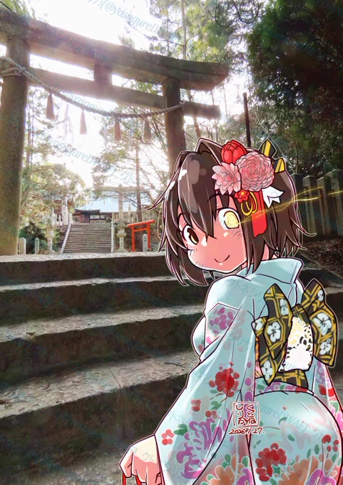 江田島のあの神社… あそこで確かに古鷹さんを見たんだ…