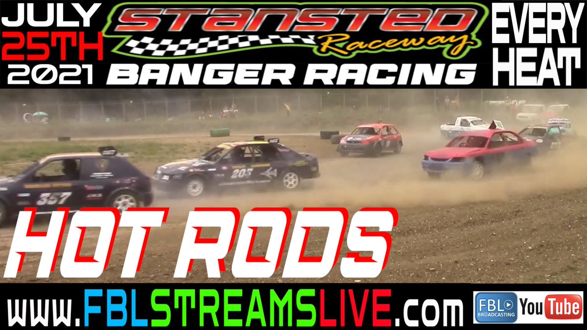 AVAILABLE TO THE PUBLIC NOW on our YouTube Channel!!! STANSTED RACEWAY - HOT RODS - EVERY HEAT - JULY 25TH 2021!!! Watch all the races from the HOT RODS on the day!!!!!!! How does a Hot Rod deal with a muddy track??? Find out>>>> youtu.be/gu_x75Arw9U