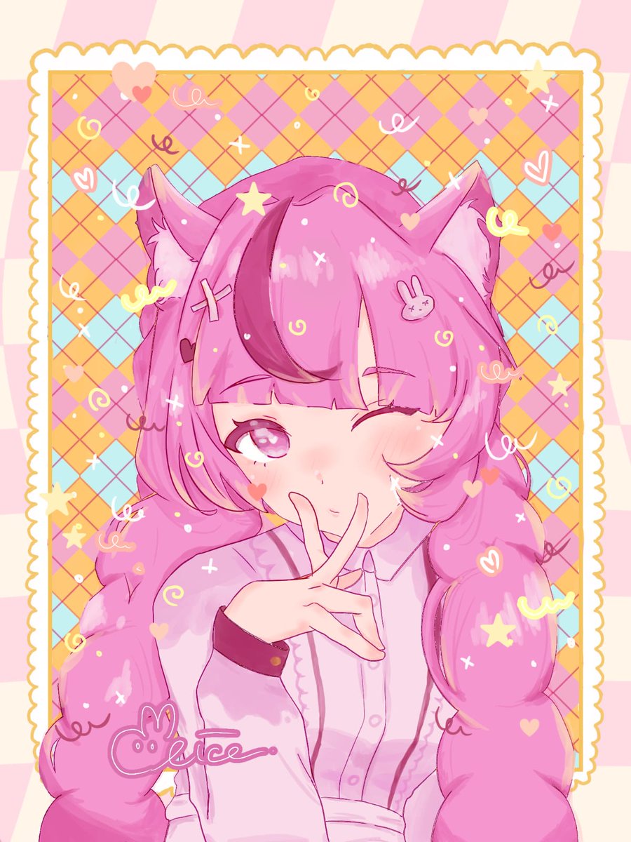 Laxxyaxxy's tweet photo. My entry for DTIYS on instagram for Meraki_ang
#DTIYS #cutedrawing #digitalart #illustrations #pinkcharacter #digitaldrawing https://t.co/eN6BJTO0Ds