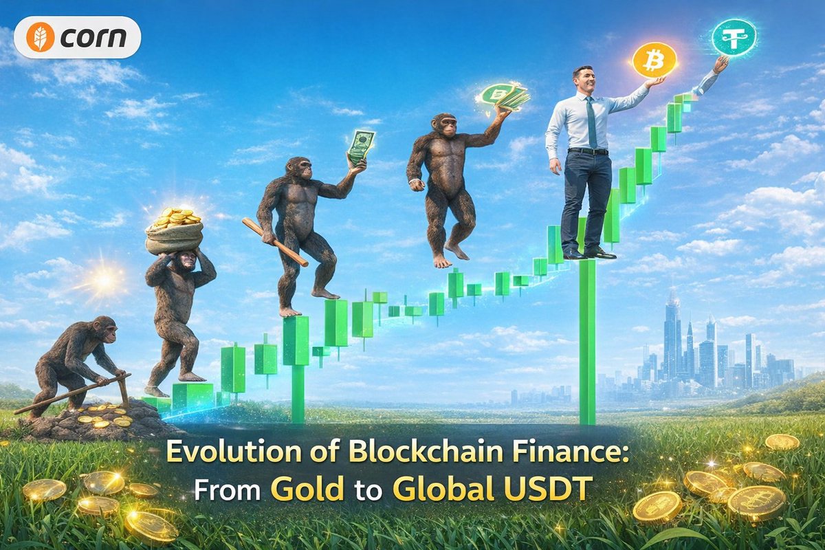 from raw survival and hoarding, to tools, to digital assets, and finally to stable, borderless finance. Each step climbs higher, symbolizing progress toward a world where your USDT can move freely, anywhere.  Welcome to

<a href="/use_corn/">Corn</a>