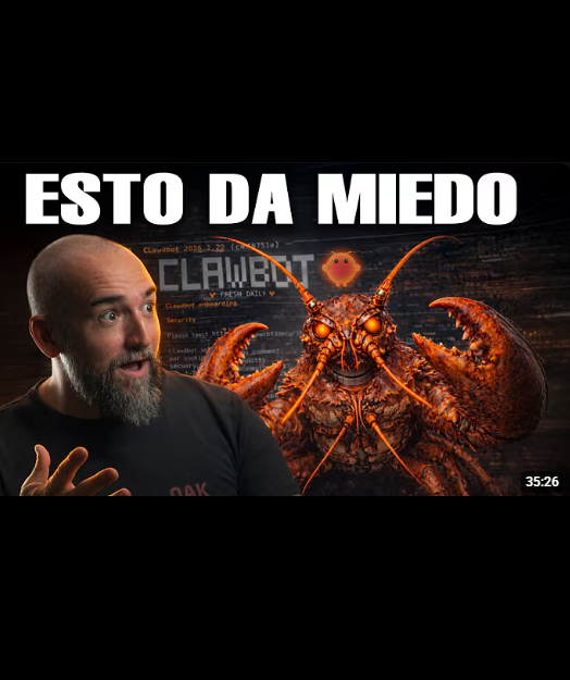 Santi_LRL's tweet photo. Dos formas de ver la vida, dos formas de ver la IA #Clawdbot @DotCSV @JonhernandezIA https://t.co/eAwUC1wOsU