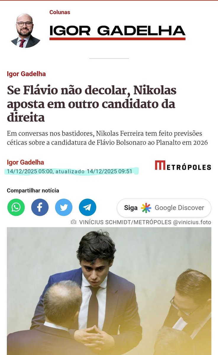 MirianSyDias's tweet image. É curioso como ele mede as palavras pra "descredibilizar" a candidatura do Flávio Bolsonaro tentando não parecer q está "descredibilizando." Que Deus arranque essa máscara antes das eleições a tempo dos iludidos caírem na real.