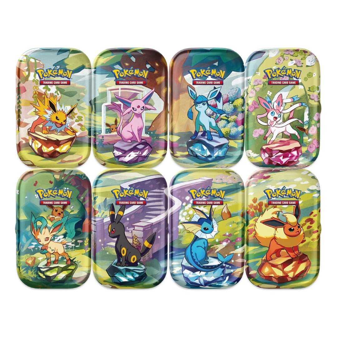 Hobbiesville - Prismatic Evolutions Mini Tin Display - $279.95