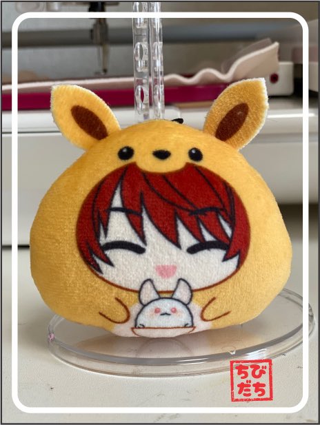ChibiDachi's tweet photo. I made a onigiri plush of Haru from Tokyo debunker. #tkdb #hadmade #Harusagara https://t.co/AdLZNMsozq