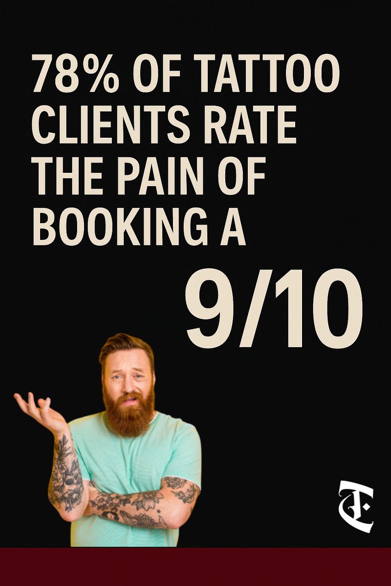 DMing someone for a $1,000 tattoo appointment? Still the industry standard.

78% of clients rate the PAIN of the booking experience a 9/10 🤯 

Enter, Tattd -- We replace DMs with AI-matching to your perfect Artist, secure checkout, and tattoo insurance, all in one platform. Now