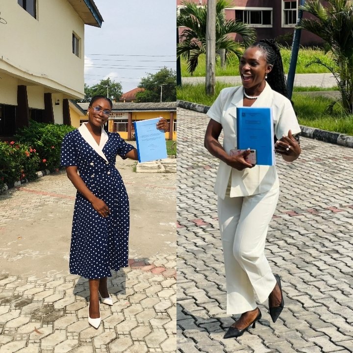 bitrus_patience's tweet photo. Congratulations to me Msc done and dusted. First paper presentation and second paper presentation. 

God be praised for the strength and grace to accomplish this success. https://t.co/SrkLeDXA8N