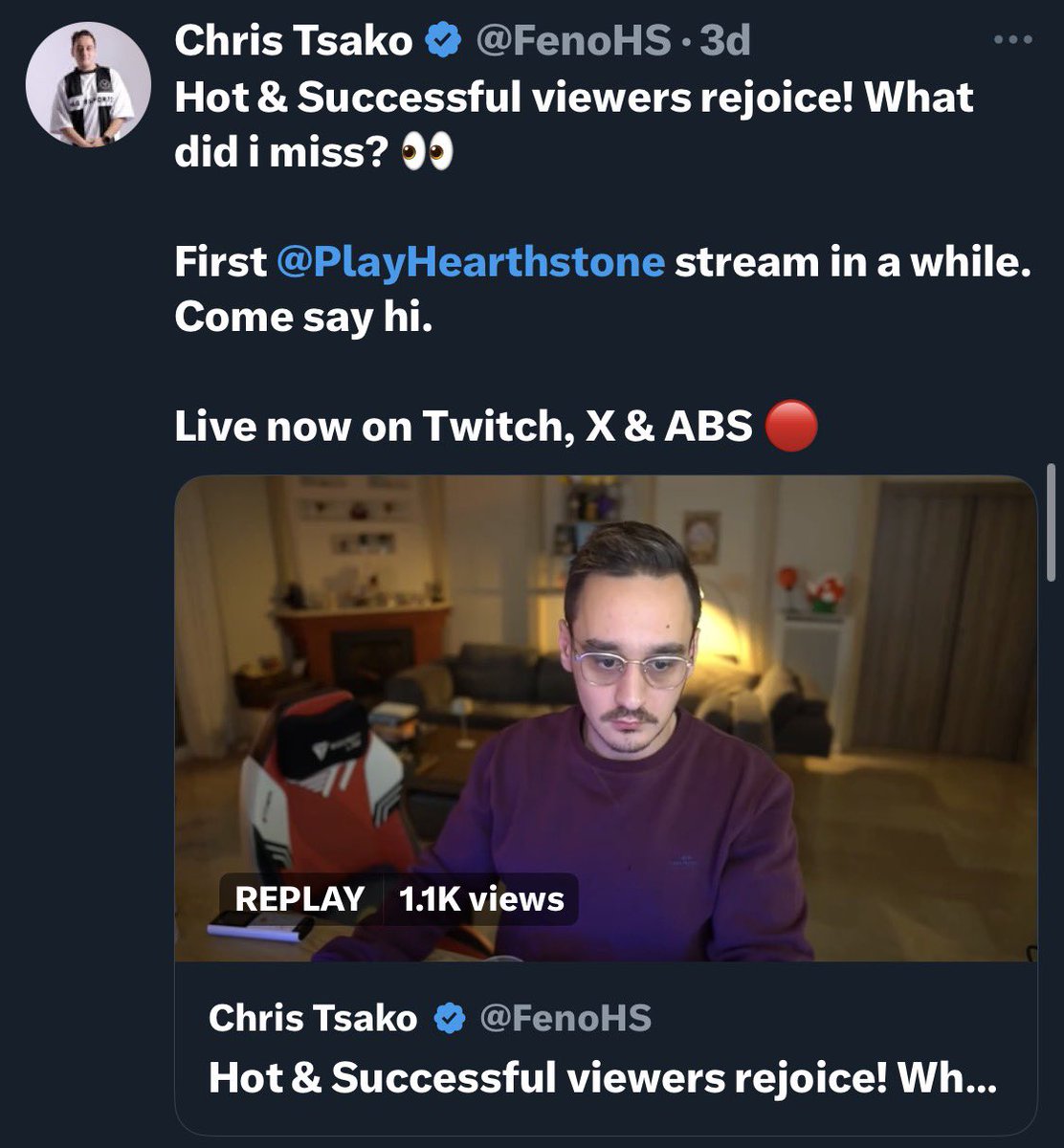 Ben Hearthstone tweet media