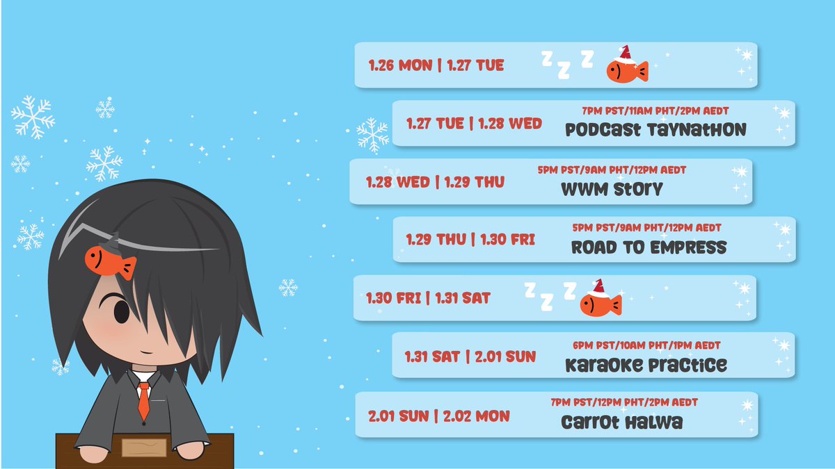 I almost put the wrong dates. We got podcast interview with <a href="/taynathon/">taynathon 🐐🍀</a>! See you all there!