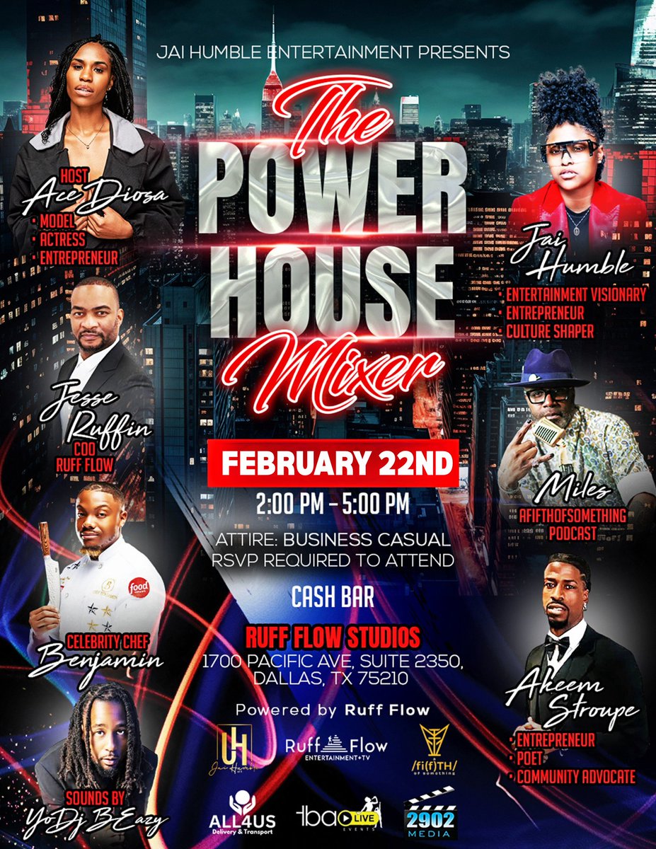 ruffflow's tweet photo. RUFF-FLOW POWERHOUSE MIXER 🔥
Where Vision Meets Power. Where Connections Turn Into Currency.
You’re invited to step into the room where ideas collide, partnerships form, and influence moves.
Hosted by Ruff-Flow Entertainment + TV, the Powerhouse Mixer is an elite gathering. https://t.co/uJTv3J3MAC