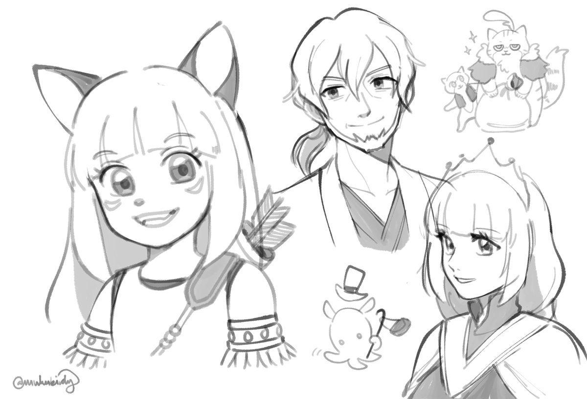 More Octopath Travelers (Ochette, Kazan &amp; Alaune)