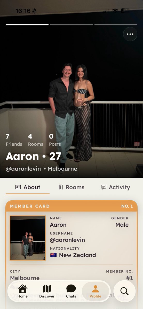 FoundingAaron's tweet photo. After over a year of building different projects, I am so excited to have my first app released on the App Store 🚀 So I thought I should share!

Eventi - An app to discover events, social activities, and other travellers. https://t.co/oaOiXWnXNr
