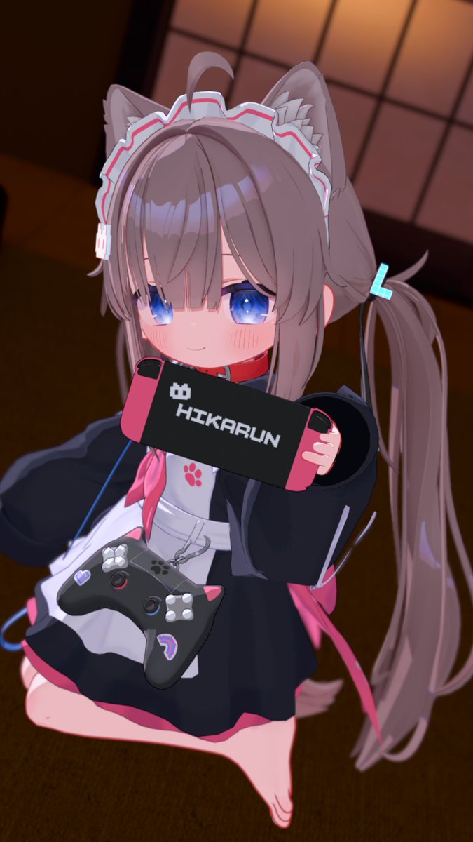 YukkyVRC8's tweet photo. 皆　おはよー♪

お兄ちゃん、お姉ちゃん
お疲れ様♪
今日はゲームの約束だよね？
一杯遊んでね♡

ひかるん初撮り♪

今日も良い一日を♪
#くるるしっぽ
#hikarun
#VRChat 
#yukkyshot https://t.co/0anOvLsxbx