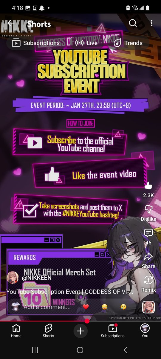 Knight118Shadow's tweet photo. #NIKKEYouTube https://t.co/q0TRd9p8AE