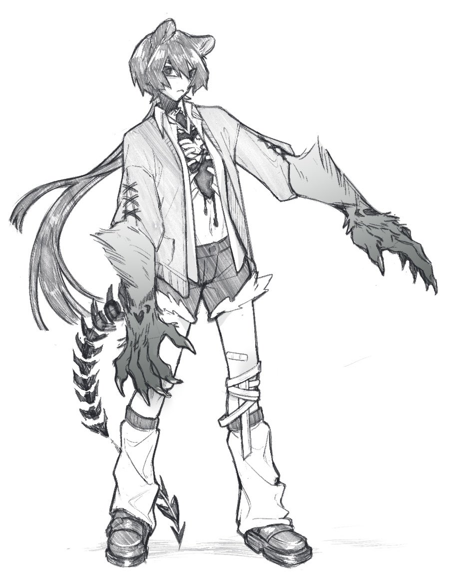 Mascot doodle, might add some more detail around the arms