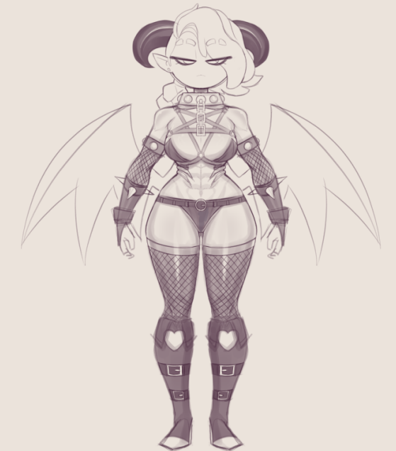 weno, antes que me olvide. ahi un sketch de la maggie súcubo