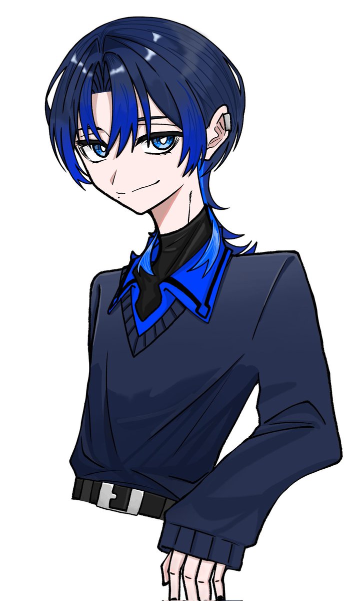 いい感じに描けた青くゆ🖋️ #青ペン