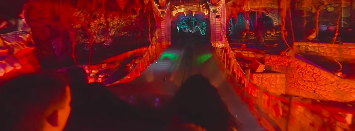 c04sters's tweet photo. Disneyland has restored the collapsing bridge effect on Indiana Jones Adventure after ~15 YEARS.

It’s still one of the coolest practical illusions just swinging ropes creating chaos while the vehicle stays put.

More classic effects need to return ASAP👀
#Disneyland #DisneyParks https://t.co/KgDXPBCS96