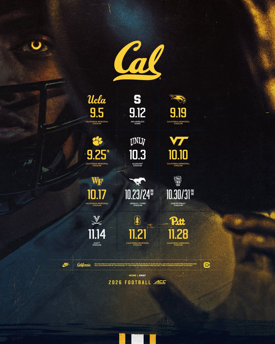 Cal Football tweet media