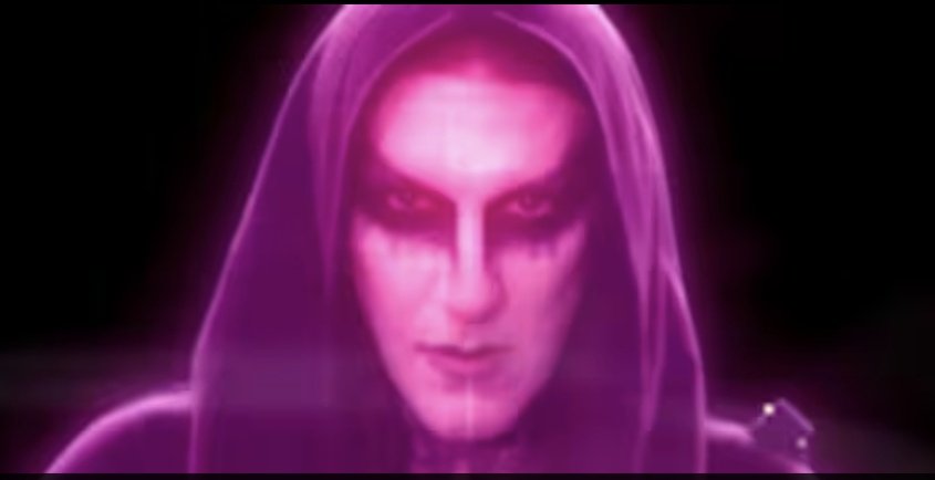 purple guy if he was in a metalcore band: