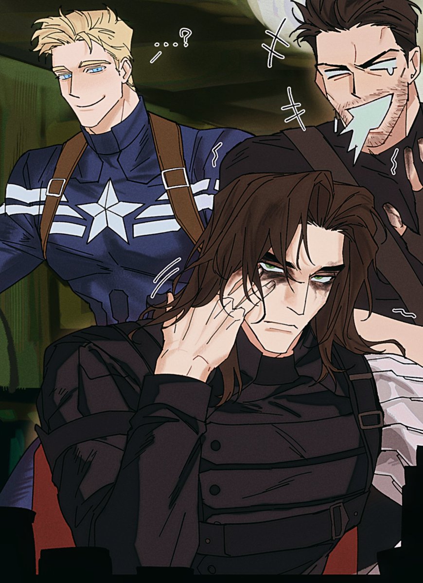 _crowlxxx31's tweet image. Don't disturb winter soldier when he is applying makeup.
cb向