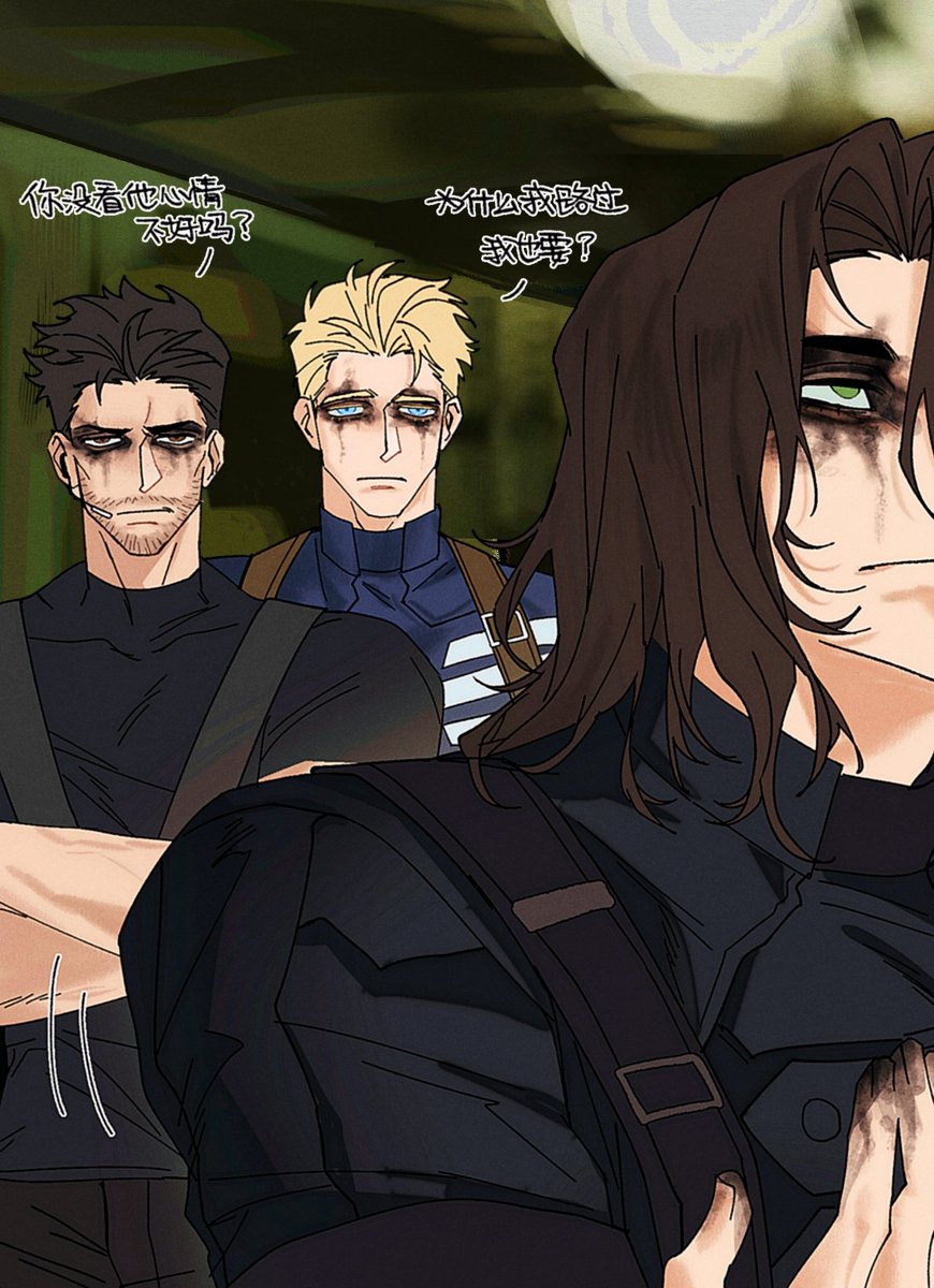 _crowlxxx31's tweet image. Don't disturb winter soldier when he is applying makeup.
cb向