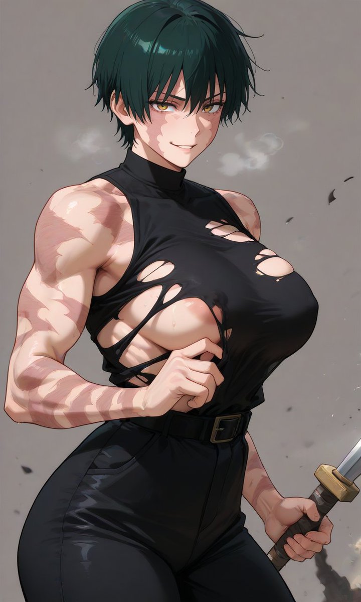 PerodoxAI's tweet image. Wataa 😈
#JujutsuKaisen #JujutsuKaisenModulo #makizenin 

Full Image Set &amp;amp; Wallpaper set will be available on Patreon 🔞 Link in bio 🔗