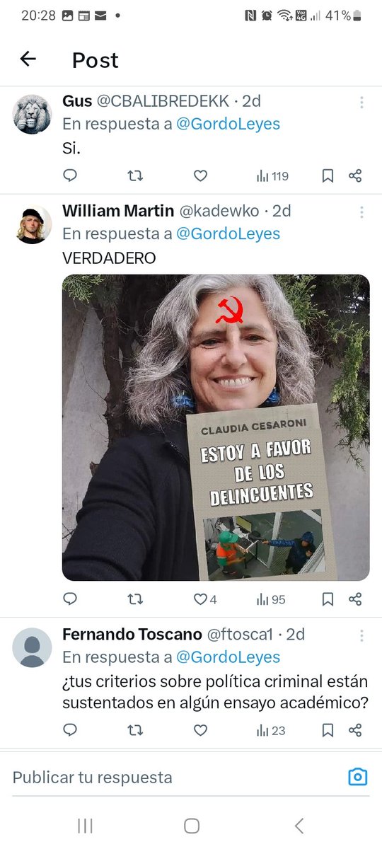 Claudia Cesaroni tweet media
