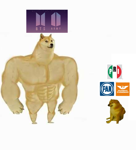 Fans de BTS poniendo a chambear al gobierno federal, reventando a la mafia de los revendedores y obligando a empresas grandes como ticketmaster a tener transparencia.
---------------------------------------------------
La oposición: