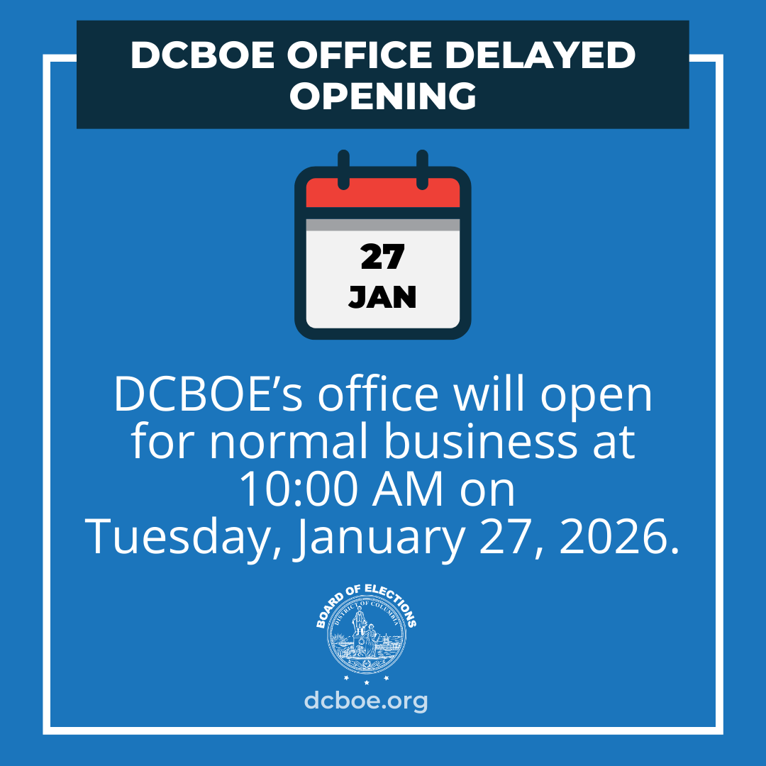 DC Board of Elections tweet media