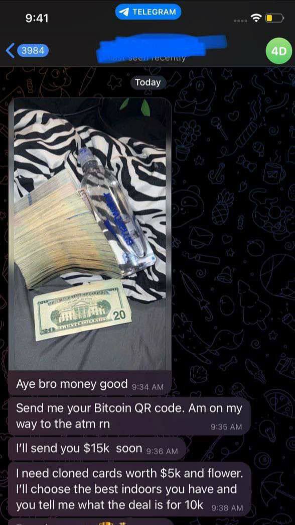 c_wave5's tweet image. I don’t play with my Clone Cards 💳💯Another successful touchdown and cashout ✅🤑
Join us eat now