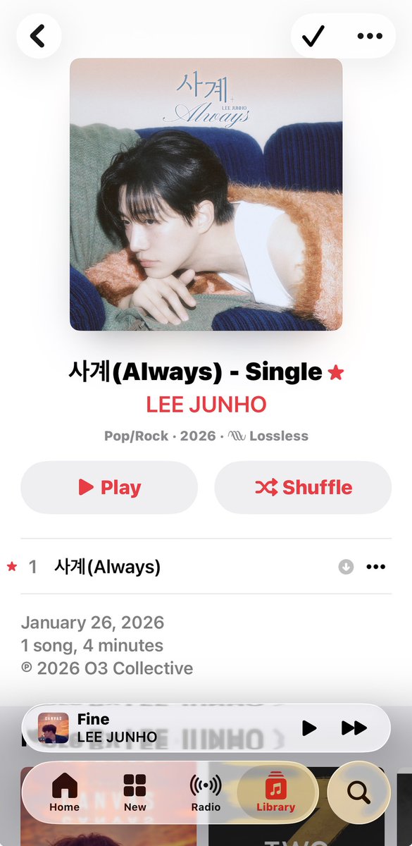 Done and Downloaded!!  My new favorite song!! Thank you #LeeJunHo for giving us such a beautiful song ❣️