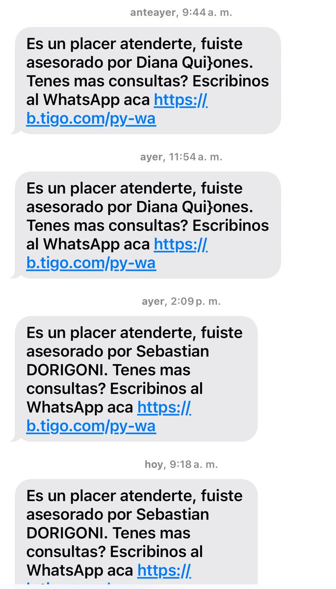 Palobs's tweet photo. @TigoParaguay @sedecopy Te voy a mandar al privado, una vez más. Para que no digan que no les pase por eso no me asistieron. Pero desde  el jueves estoy llamando. https://t.co/KBNYigd5rU