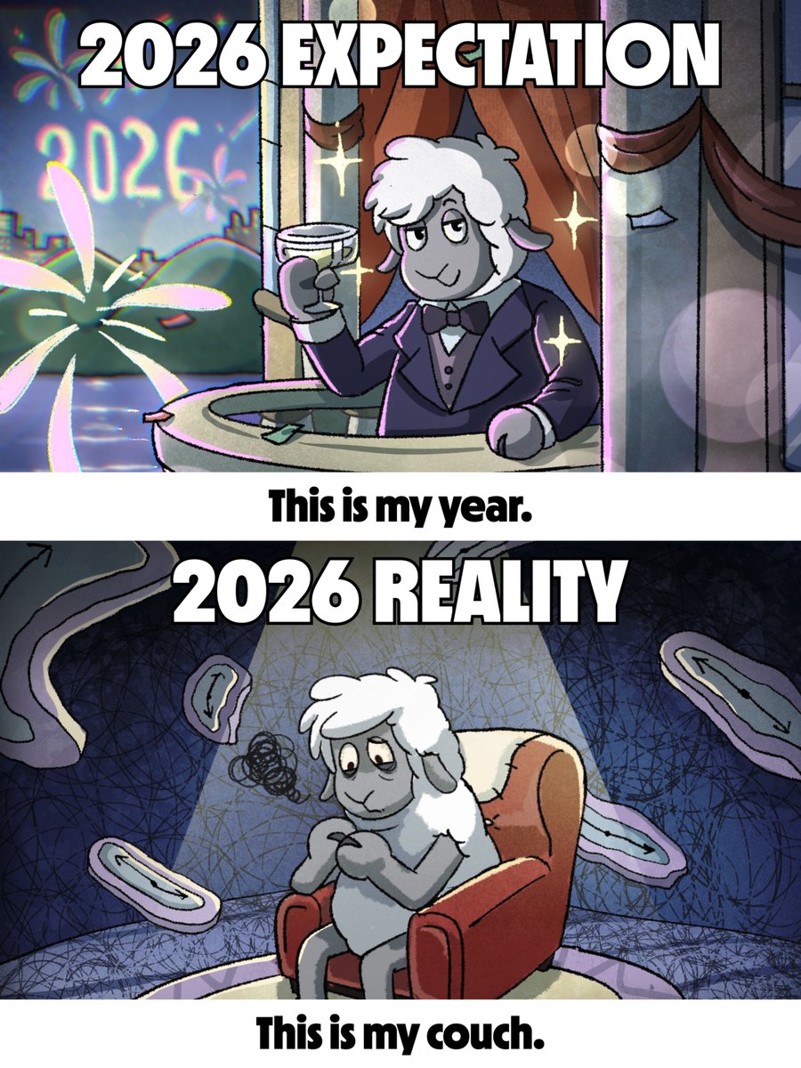 thesadtimesco's tweet photo. new year same sheep...🖤 https://t.co/1c2Gbj3ahf