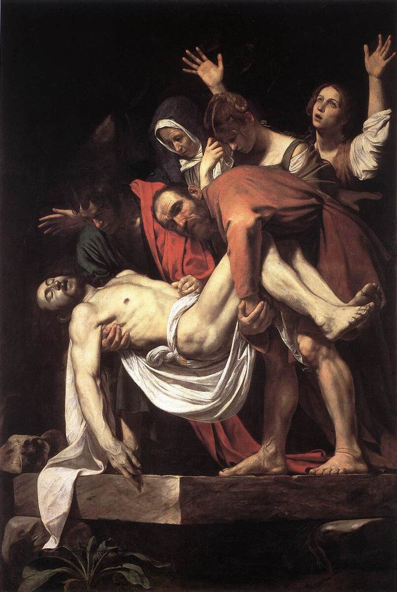 Entombment #artbots #caravaggio