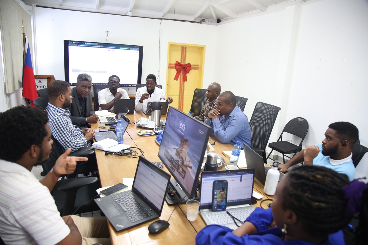 <a href="/CFIHT/">Centre de Facilitation des Investissements - Haïti</a>  a tenu une première séance inter-ateliers dédiée à l’opérationnalisation du Service de Veille Économique. Au cœur des échanges : outils stratégiques, coordination inter-directions et déploiement du Tableau de Contrôle de Veille pour un suivi structuré.
#CFI #SVE #IE